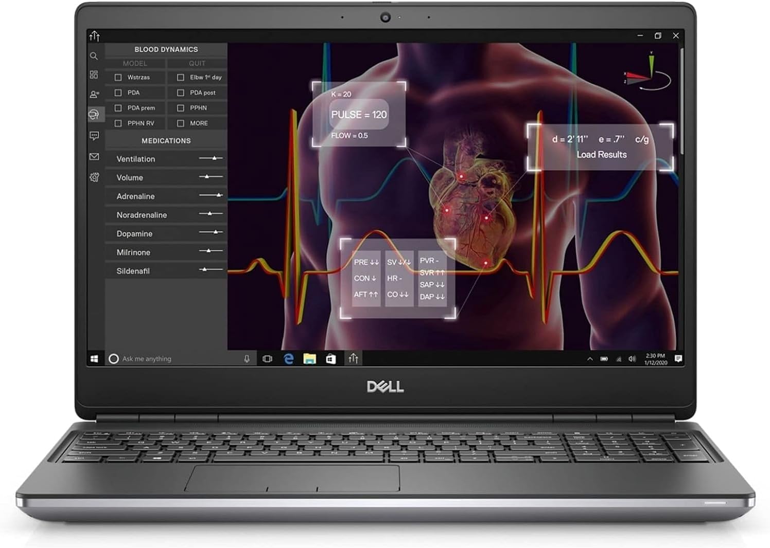 لابتوب ديل Precision 7550 ورك ستيشن - كارت شاشة نفيديا 8 جيجا - ذاكرة 16 جيجا - هارد سريع 512 جيجا بايت NVMe